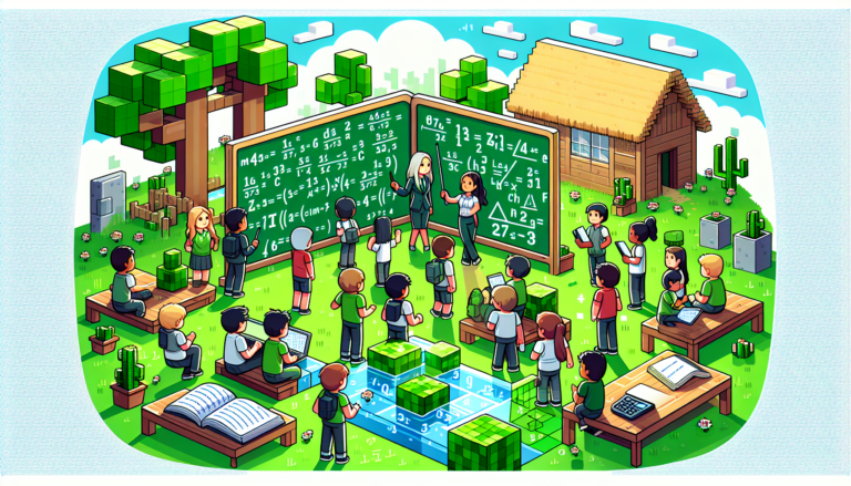 Mathematik spielerisch lernen mit Minecraft Education