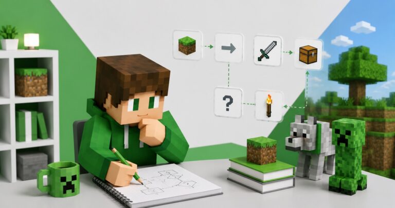 Minecraft fördert logisches Denken bei Kindern